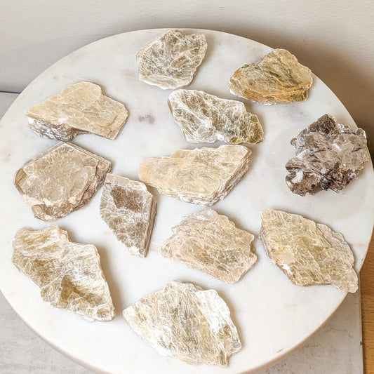 Gold Mica Flat Pieces