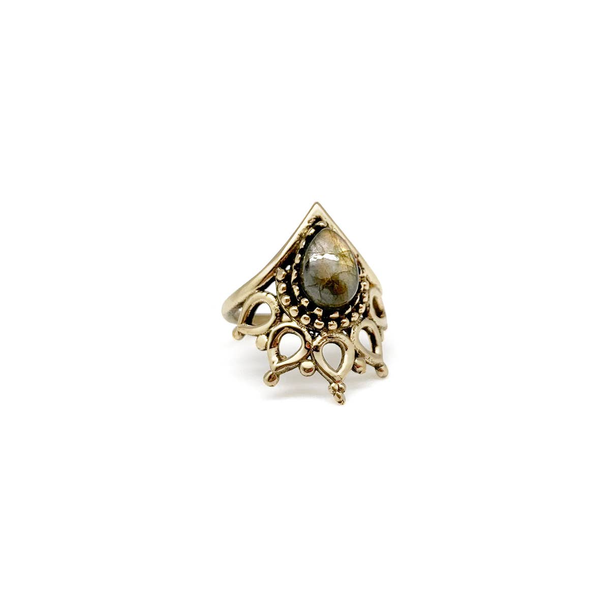 Gold Ornate with Labradorite