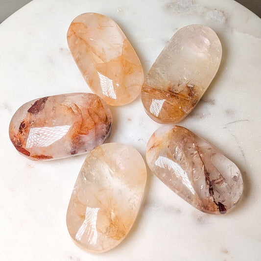 Golden Healer Quartz Palmstone