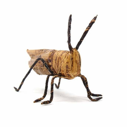 Banana Fiber Grasshopper – Handcrafted Kenyan Art