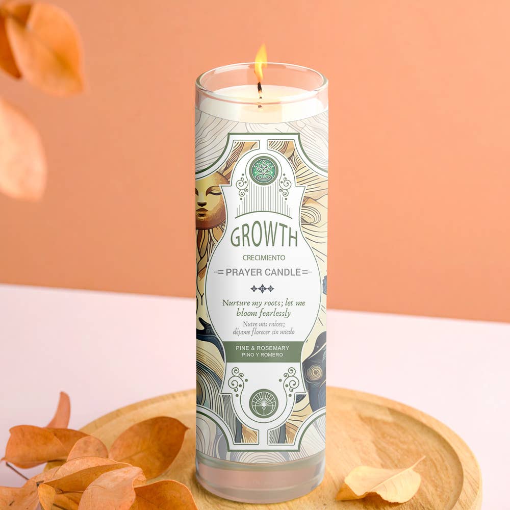 Growth Prayer Candle 8" (9.5 oz)