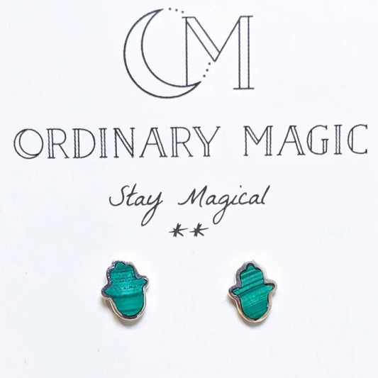 Sterling Silver Gemstone Stud Earrings | Various Crystals