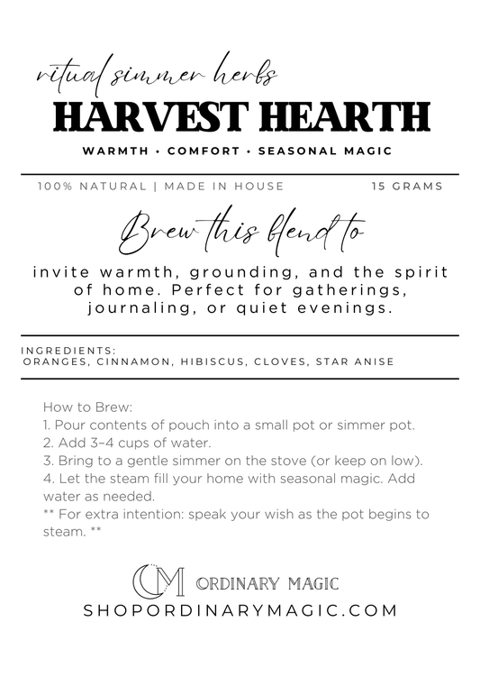 Ritual Simmer Herbs | Harvest Hearth
