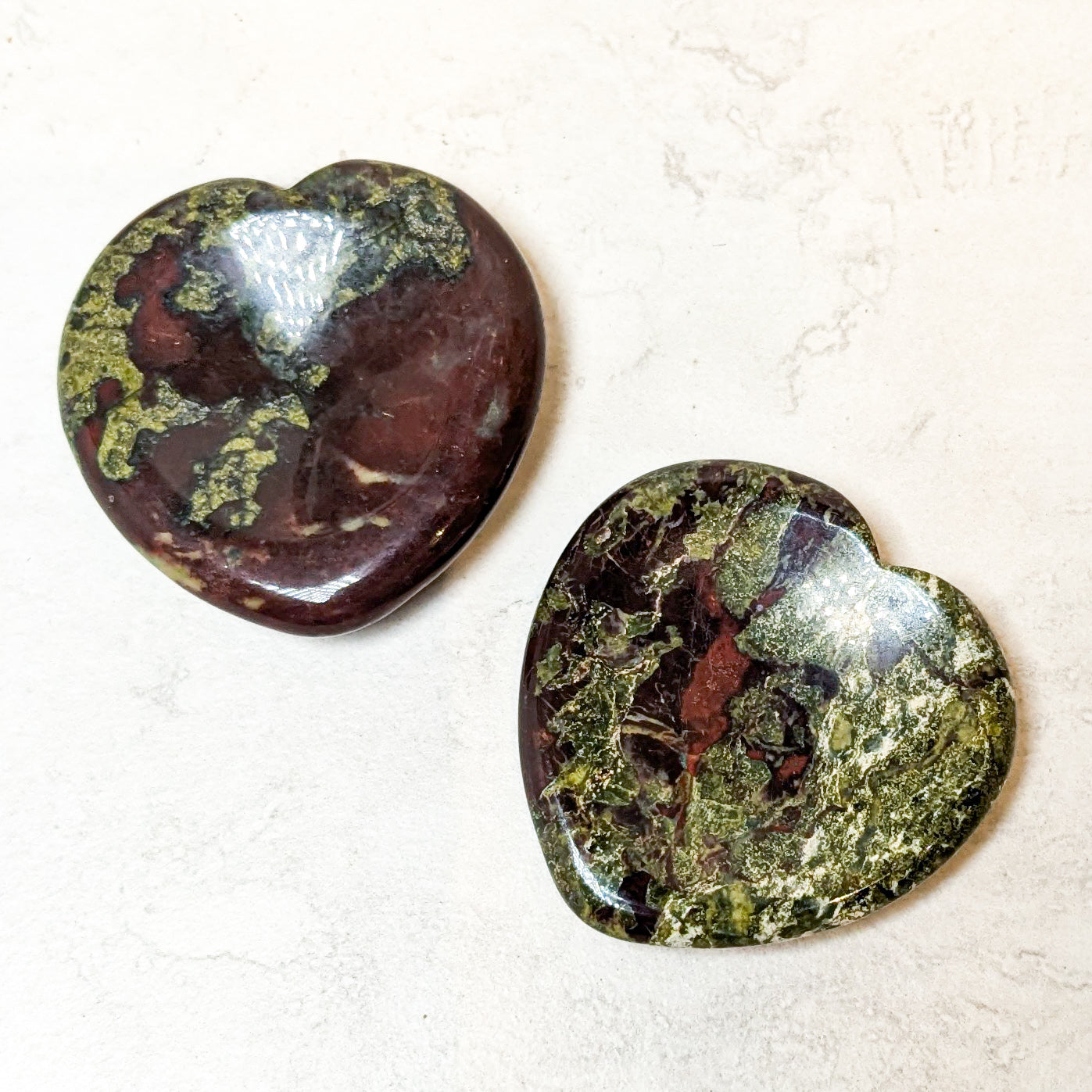 Heart Shaped Worry Stones | Various Crystals