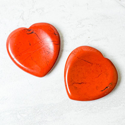 Heart Shaped Worry Stones | Various Crystals