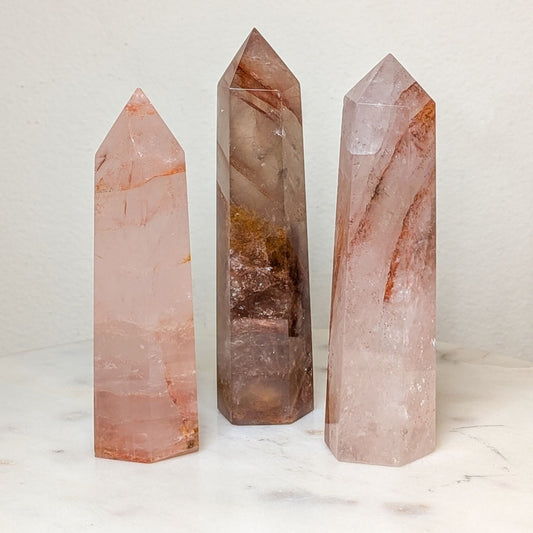 Hematoid Quartz Point