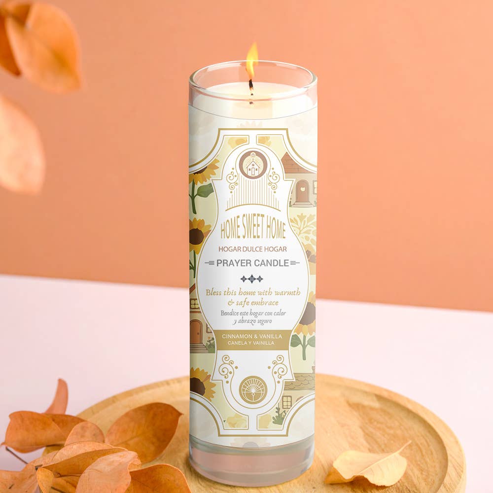 Home Sweet Home Prayer Candle 8" (9.5 oz)