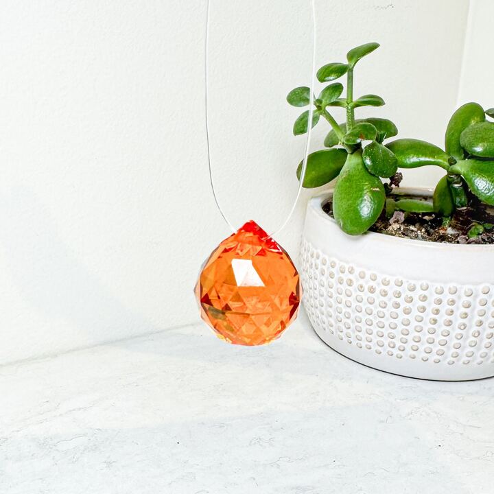 Hanging Faceted Suncatcher Prisms | Various Colors