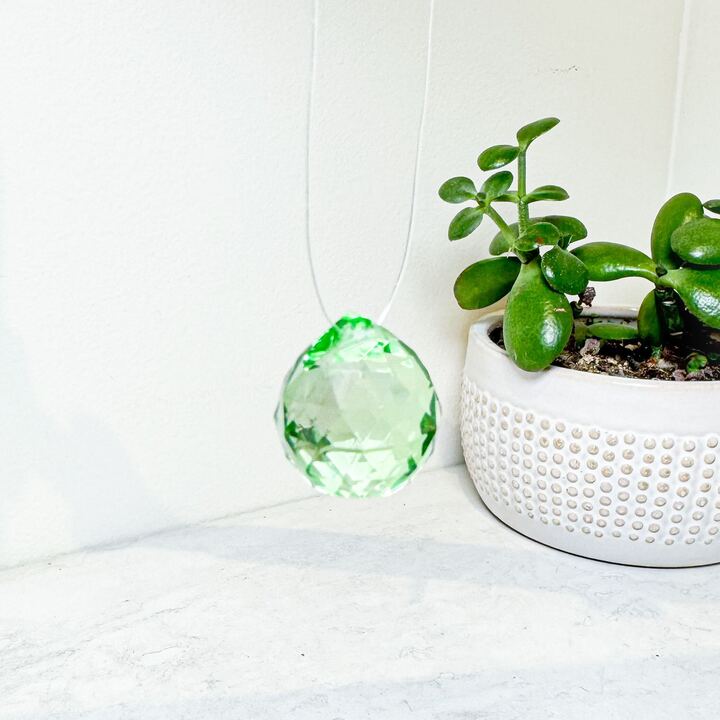 Hanging Faceted Suncatcher Prisms | Various Colors