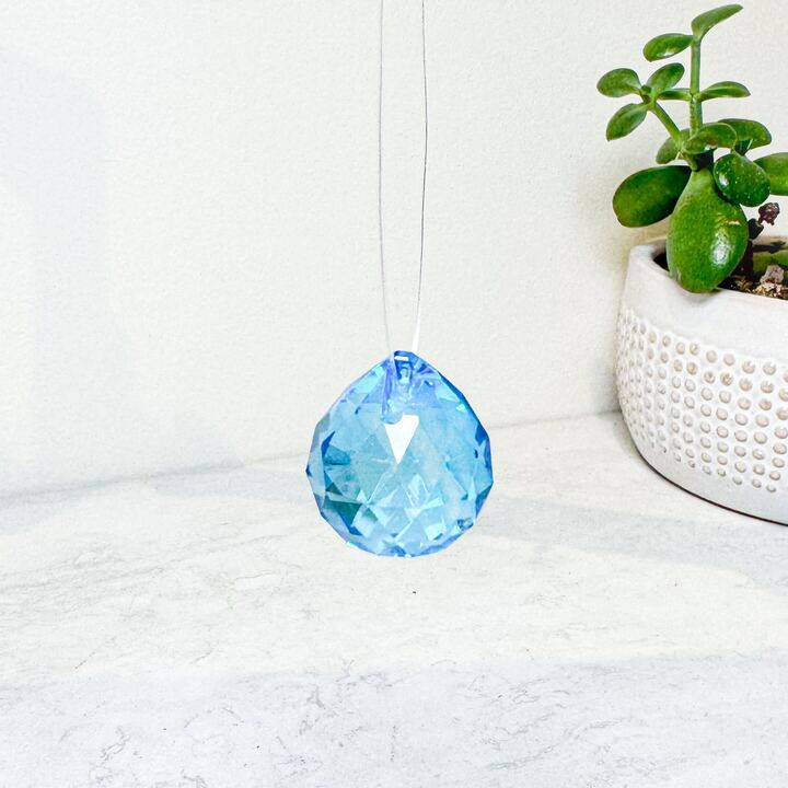 Hanging Faceted Suncatcher Prisms | Various Colors