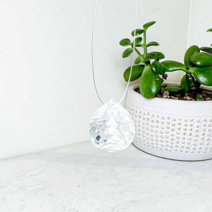 Hanging Faceted Suncatcher Prisms | Various Colors