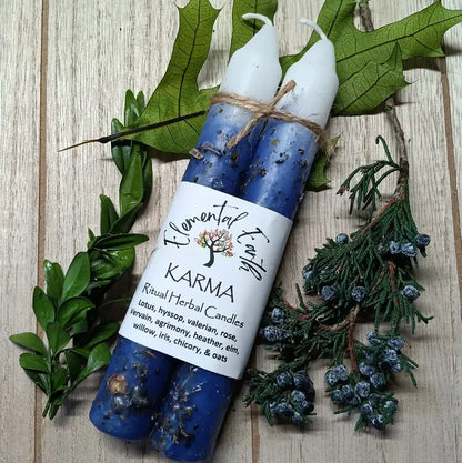 Karma Herbal 6" Ritual Candles