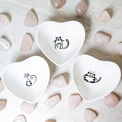 Kitty Heart Bowls