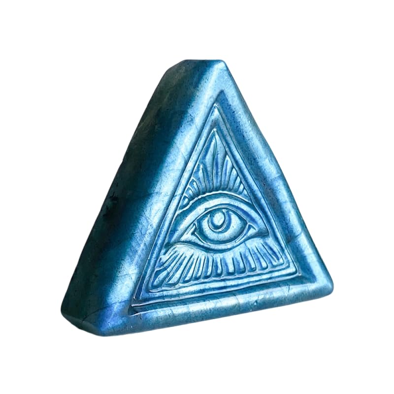Crystal Eye Triangle Hand Carving
