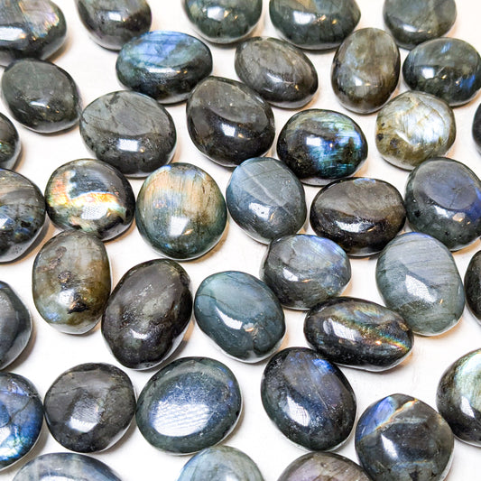 Labradorite Tumbles 1"