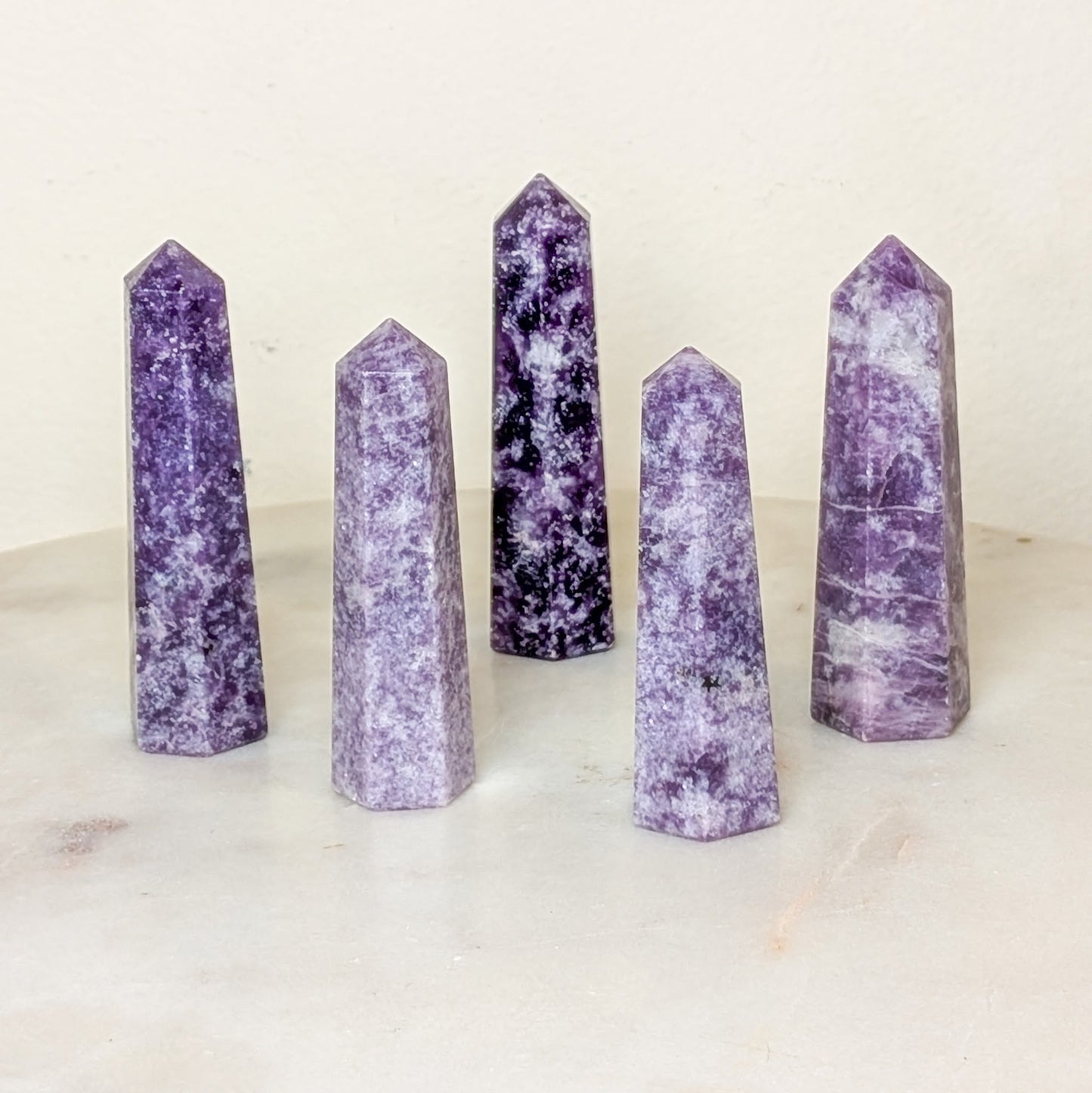 Lepidolite Obelisk 2-3"