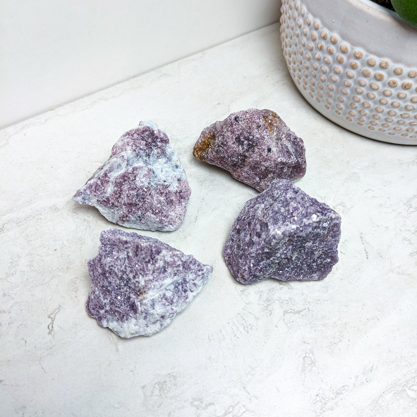 Lepidolite Rough Stones