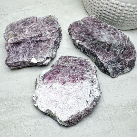 Lepidolite Slab Specimens