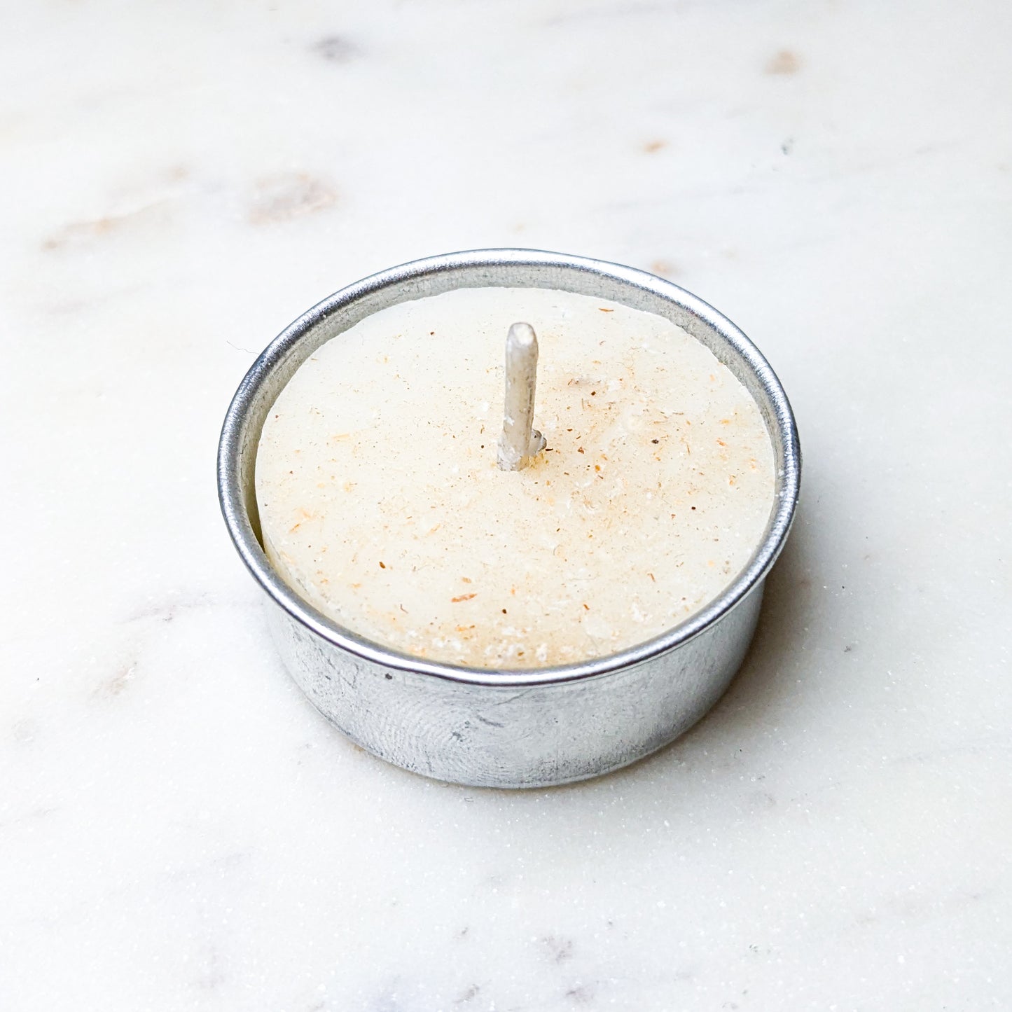 'Little Smudgies' Herb + Crystal Infused Tea Light Candle | Various scents