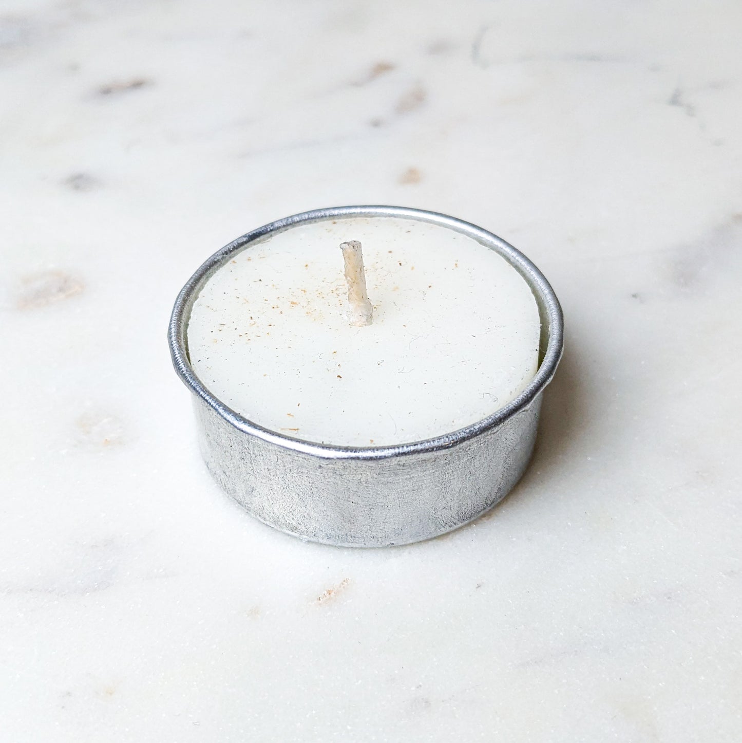 'Little Smudgies' Herb + Crystal Infused Tea Light Candle | Various scents
