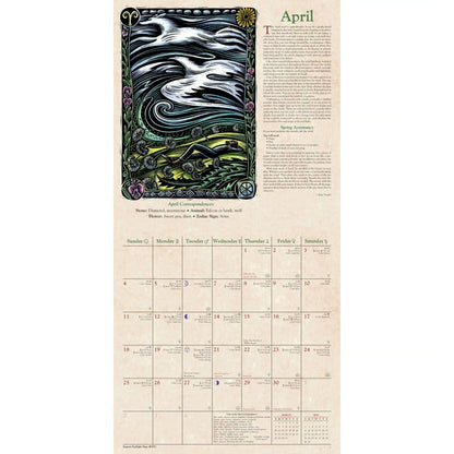 Llewellyn's 2027 Witches' Calendar, interior page.