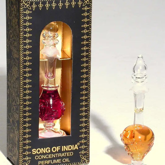 Lotus Perfume Oil in Handblown Glass Bottle