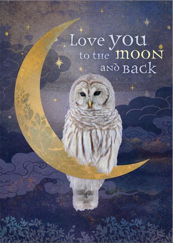 Love You to the Moon and Back Greeting Card