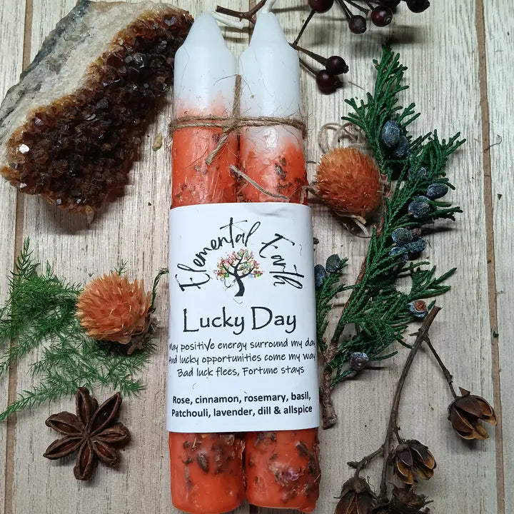 Lucky Day Herbal 6 Inch Candles