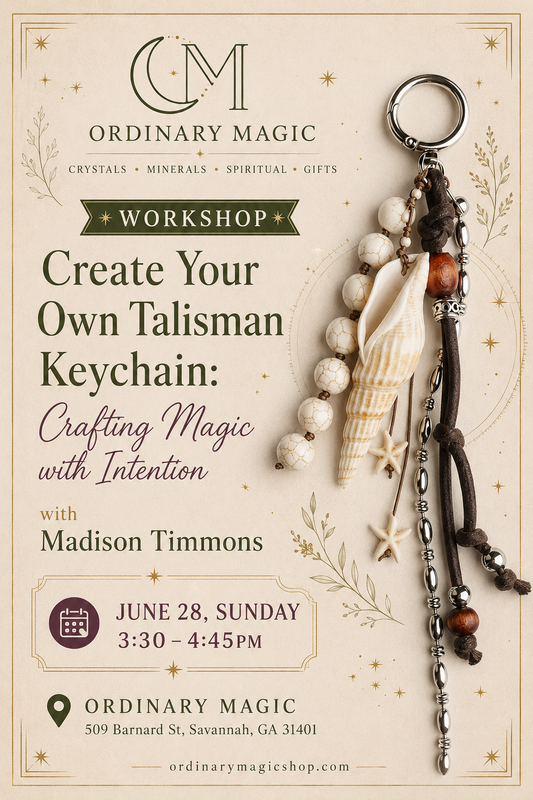 Create Your Own Talisman Keychain: Crafting Magic with Intention Workshop