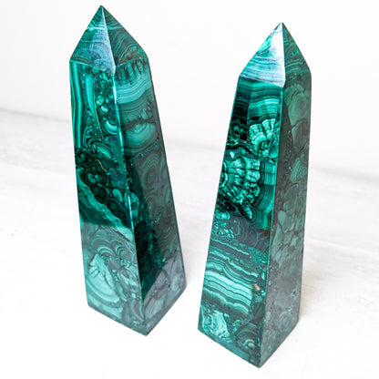 Malachite Obelisks