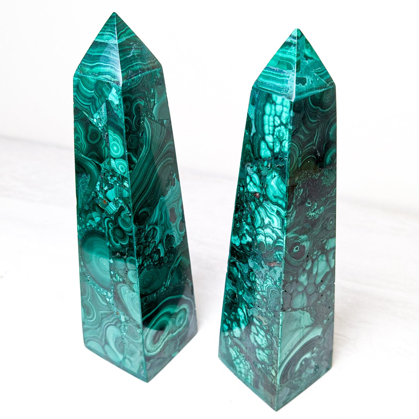 Malachite Obelisks