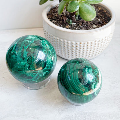 Malachite Spheres