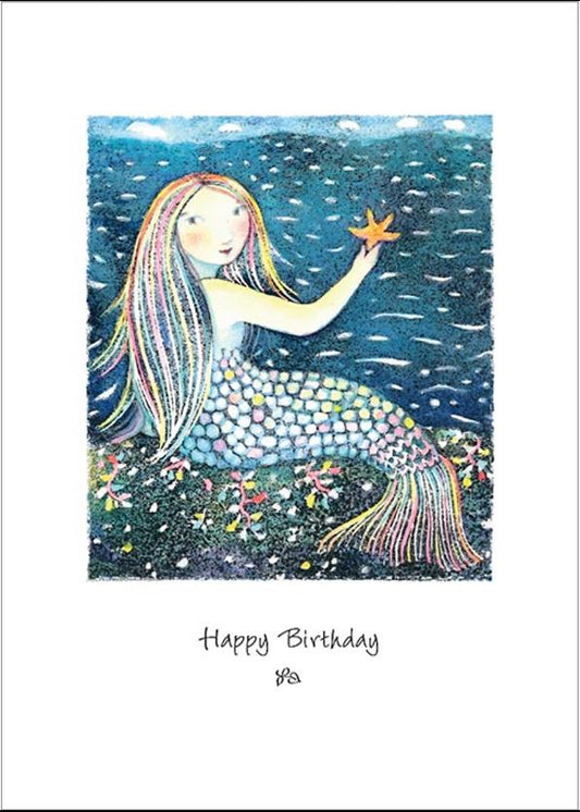 Mermaid Birthday Greeting Card