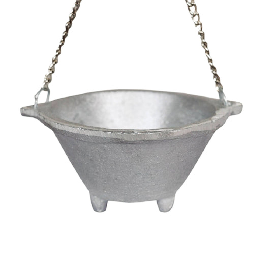 Aluminum Cauldron w/ Hanger (4.5 in.)