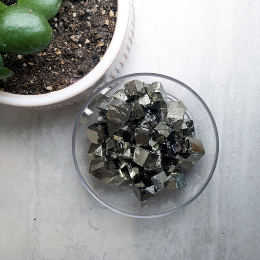 Mini Pyrite Cubes