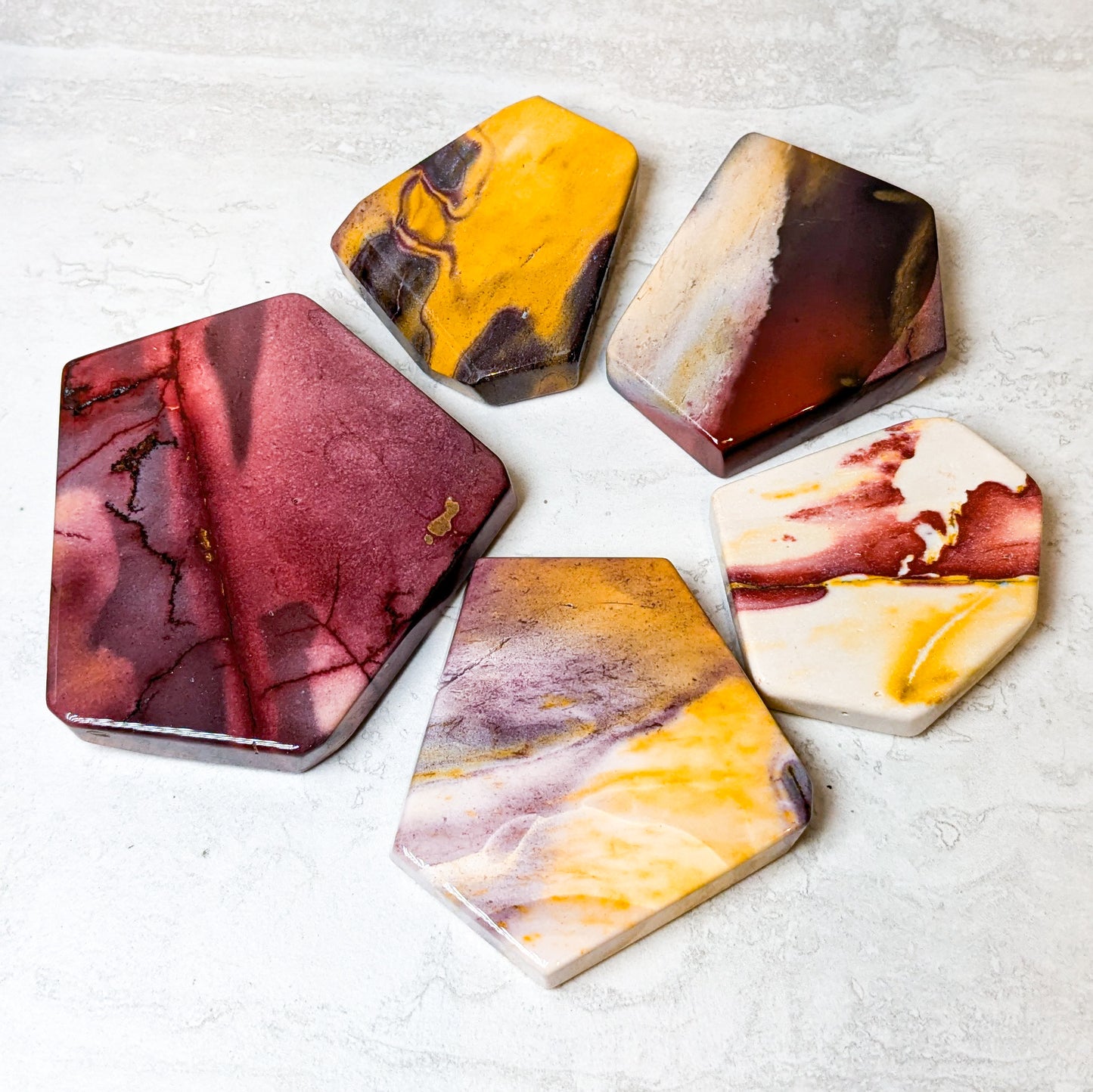 Mookaite Jasper Mini Slabs