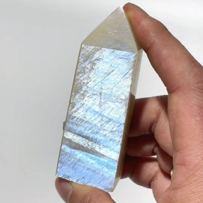 Crystal Tower Points | Moonstone, Kambaba, Azurite, Labradorite