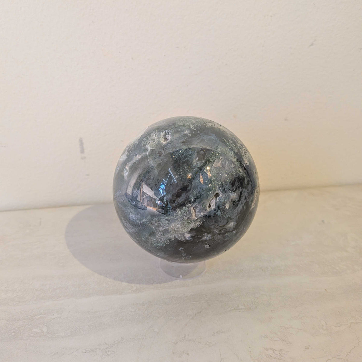 Moss Agate Sphere | Various Sizes