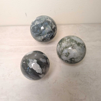 Moss Agate Sphere | Various Sizes