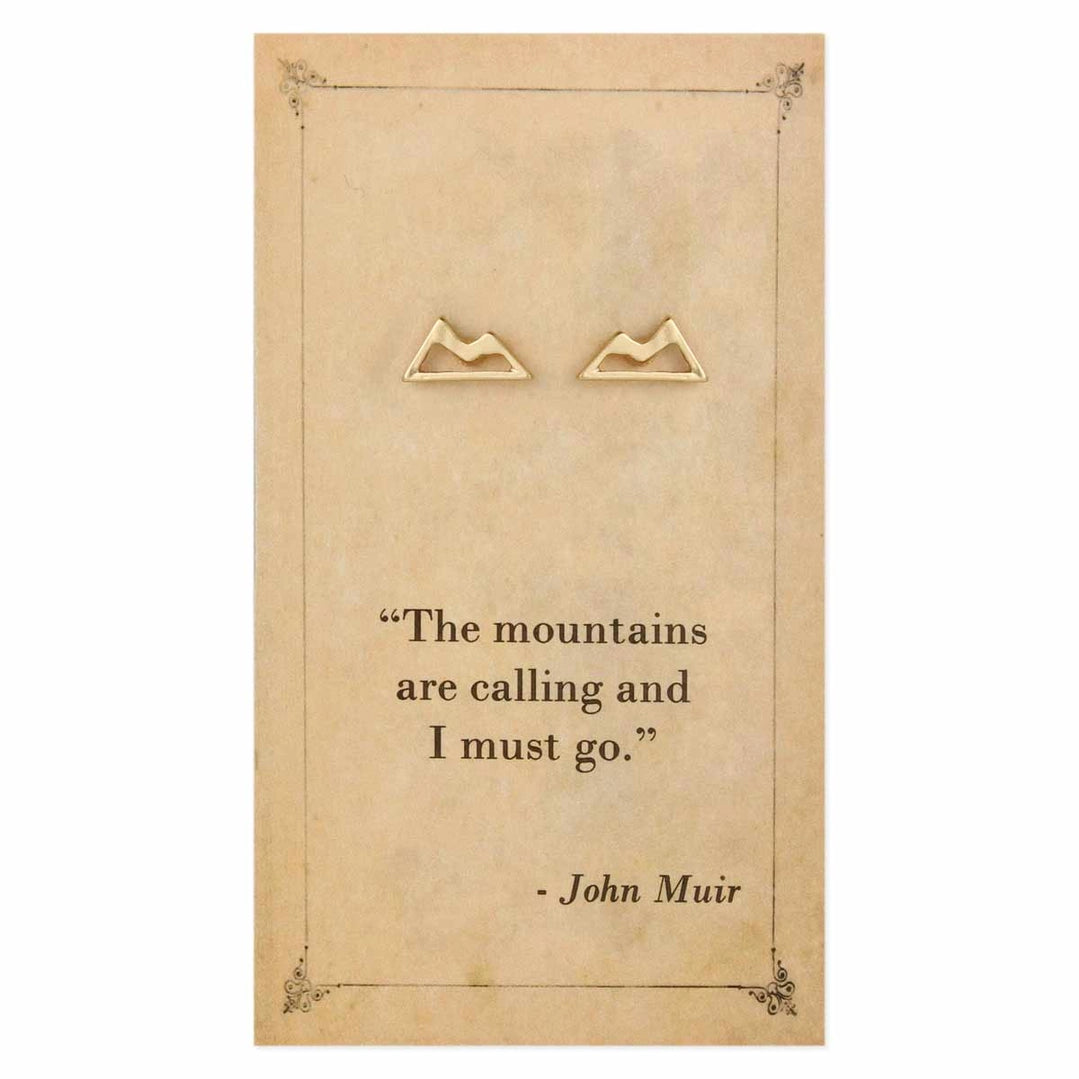 Literary Quote Stud Earrings