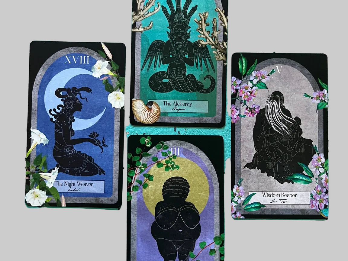 The Myth Weaver Tarot Deluxe Edition tarot deck, third view, at Ordinary Magic in Savannah, GA.