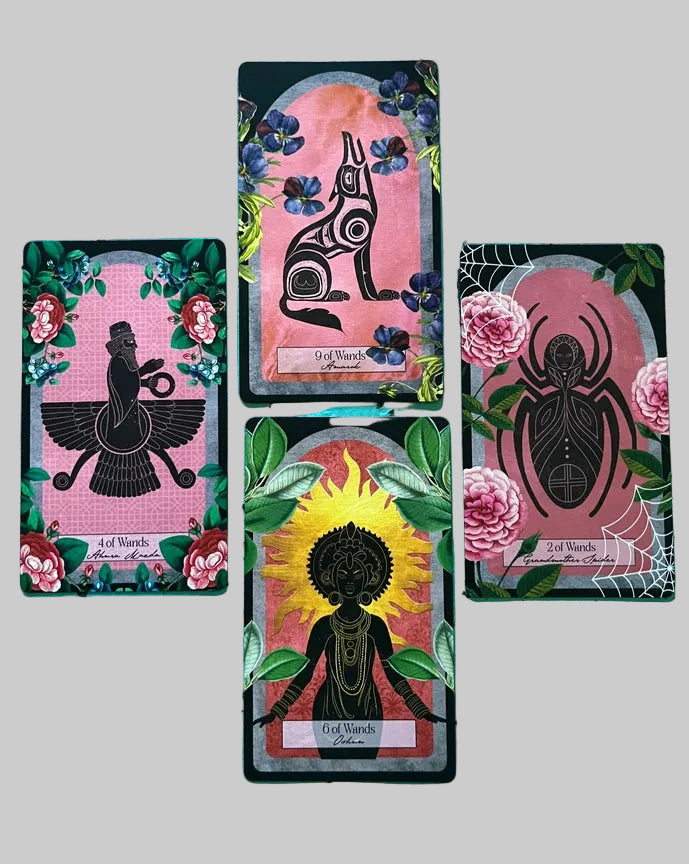 The Myth Weaver Tarot Deluxe Edition tarot deck, fifth view, at Ordinary Magic in Savannah, GA.