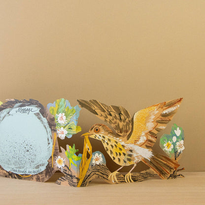 Nest, Unfolding Cutout Card | Art Angels