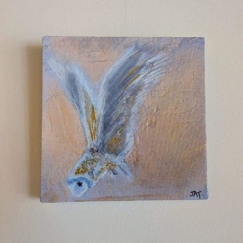 Noble Owl by Julie Bird - 8x8"