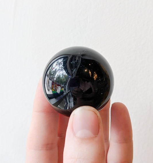 Black Obsidian Spheres