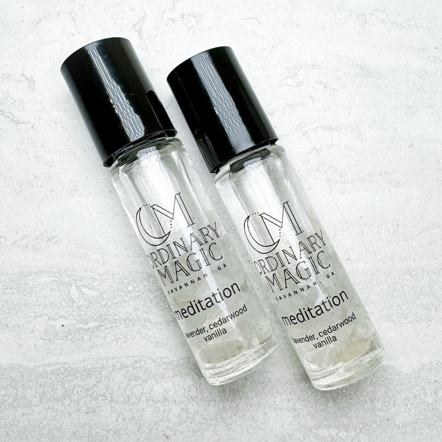 Gem Stone Essential Oil Rollers | assorted gems and essential oils