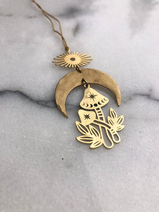 Magic Mushroom Nature Holiday Ornament