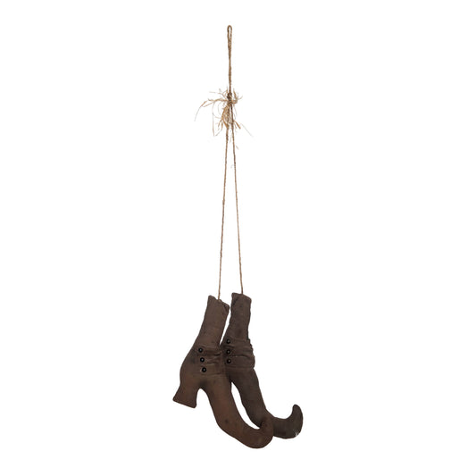 Plush Hanging Witch Boot Ornaments