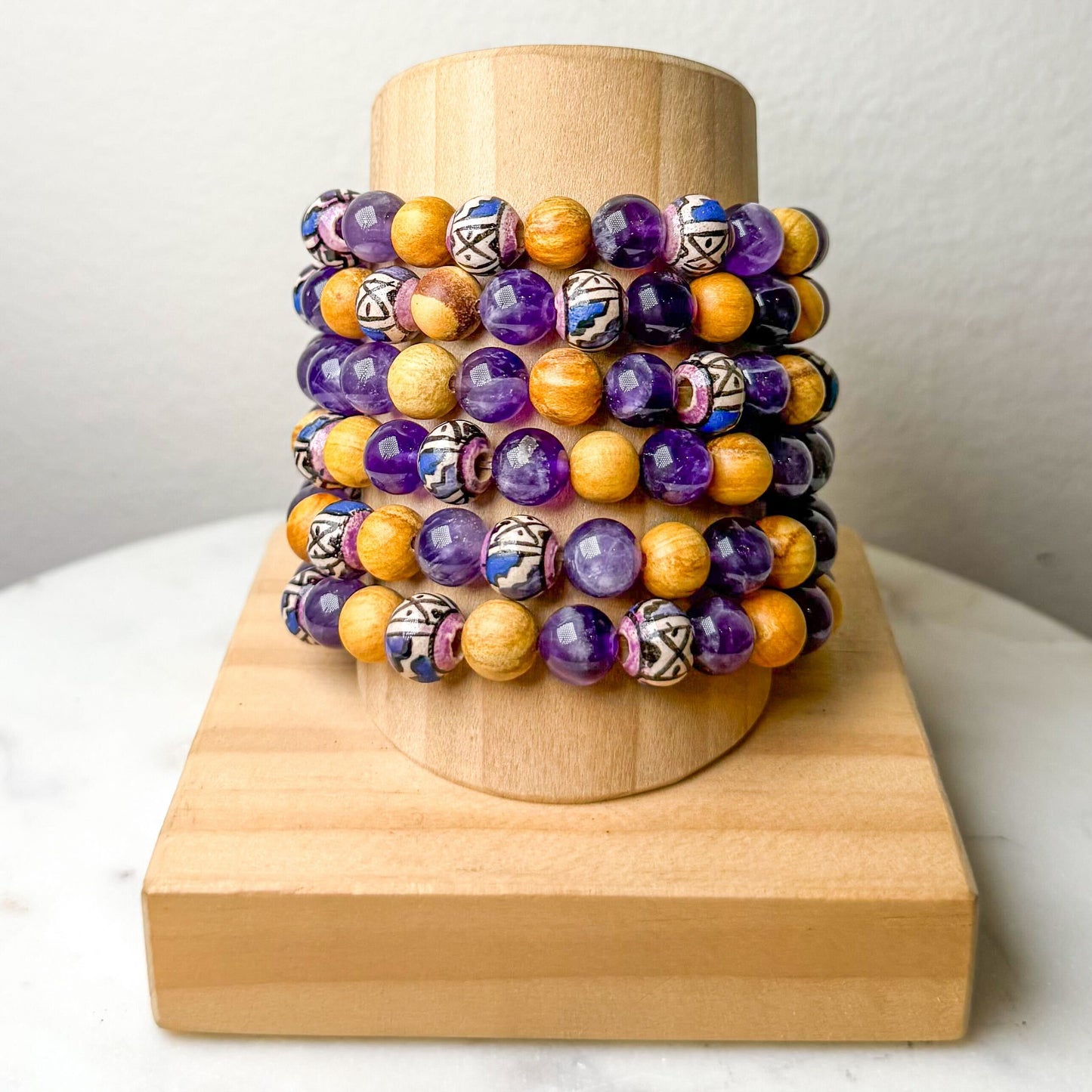 8mm Assorted Crystal Beaded Bracelets