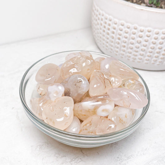 Pink Chalcedony Tumbles